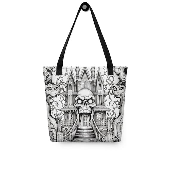 Haunted Mansion Color-Me Tote bag