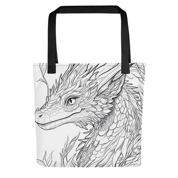 Leaf Spirit Dragon Color Me Tote