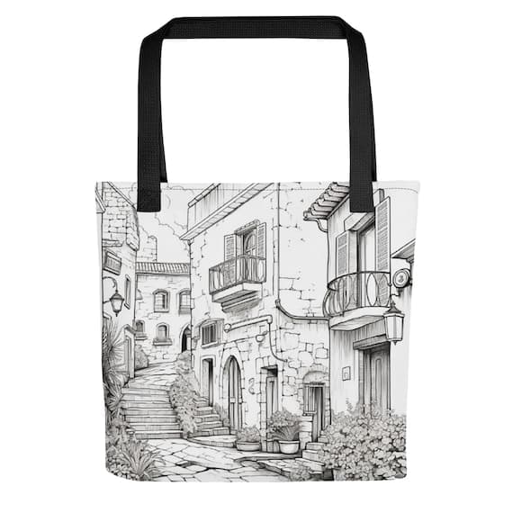 Village Path Color Me Tote