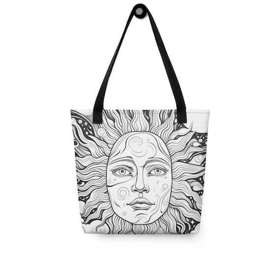 Celestial Sun Color-Me Tote bag