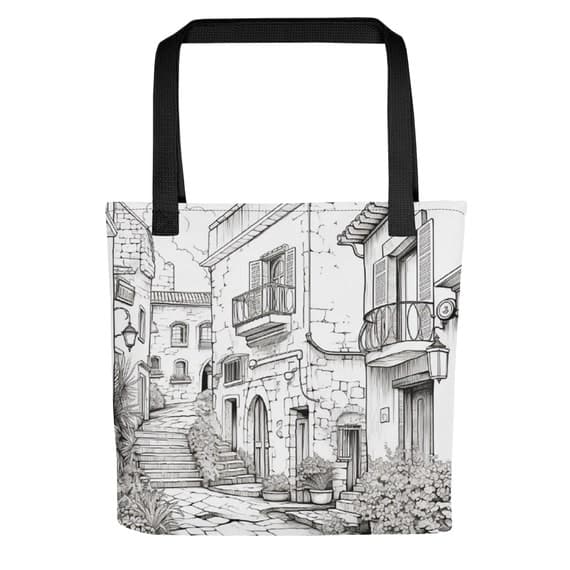 Village Path Color Me Tote