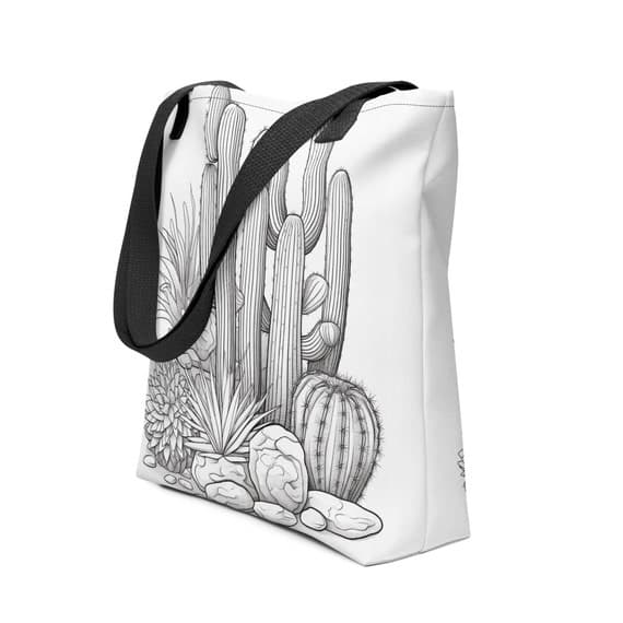 Cactus Color-Me Tote bag