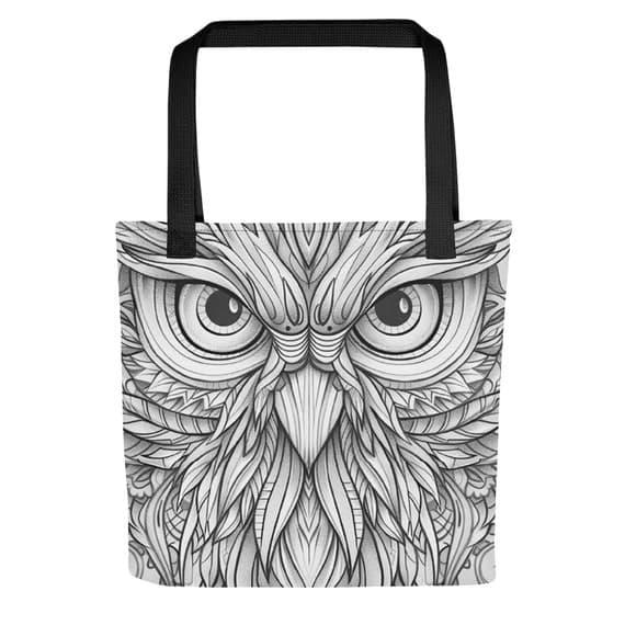Owl Mandala Color Me Tote