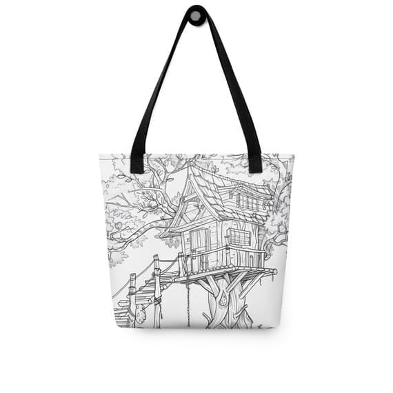 Treehouse Color-Me Tote bag