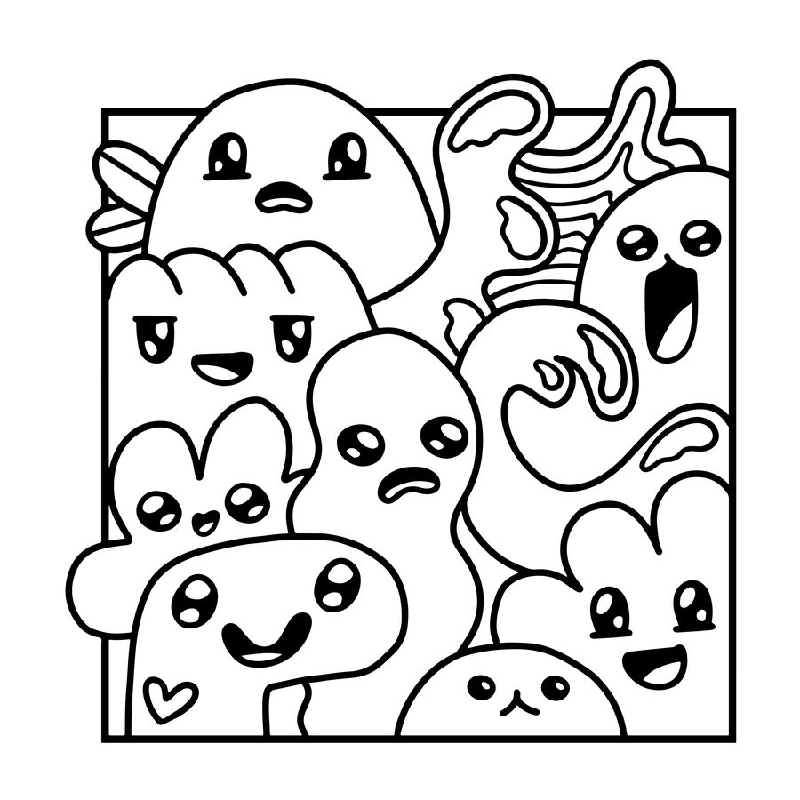 Doodle Sheet free printable coloring page