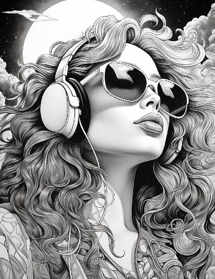 Soul Sister free printable coloring page